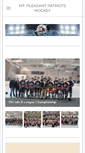 Mobile Screenshot of mtpleasanthockey.com